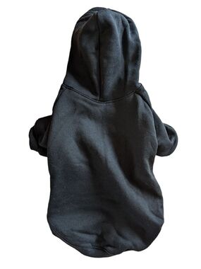 20lb Dog Black Hooded Pet Sweatshirt